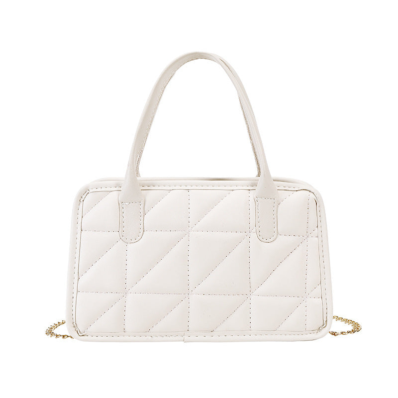 Diamond Chain Embroidered Ladies Hand Pillow Bag