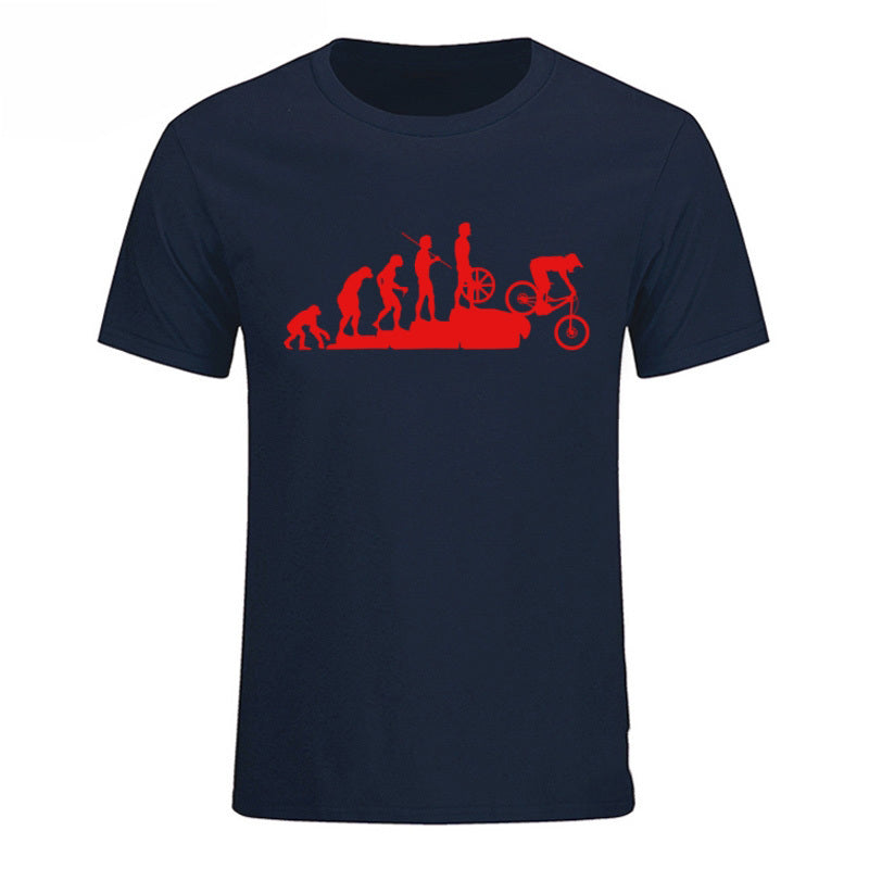Round neck short sleeve T-shirt
