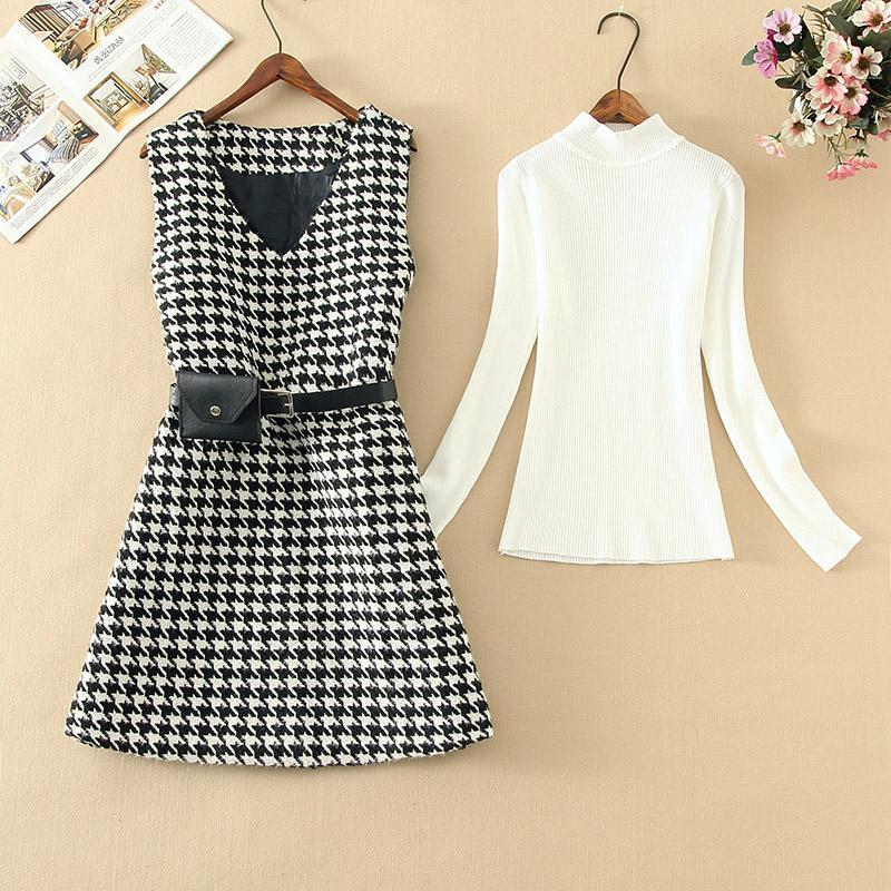 Short dress suit