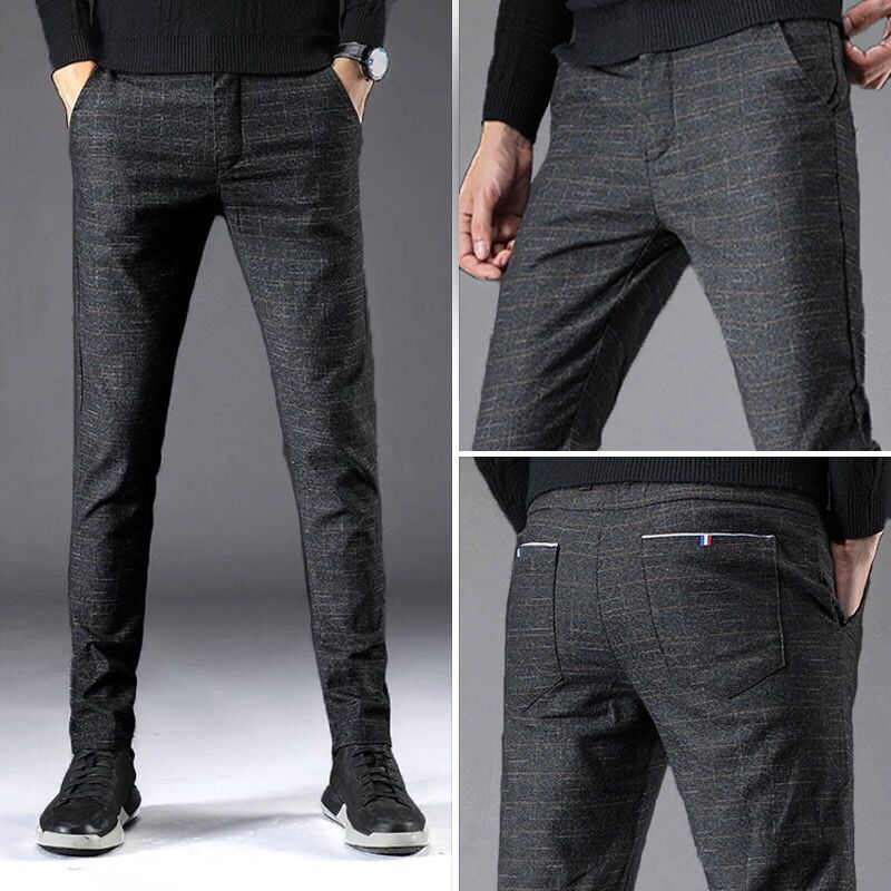 Men's Fashion And Comfort Business Thick Long Pants