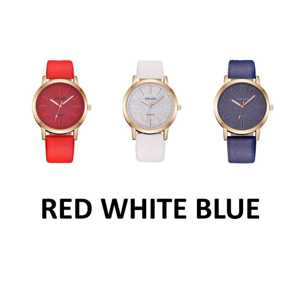 PU belt watch