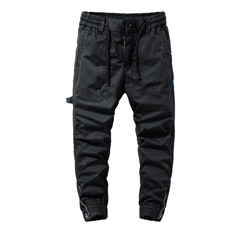 Workwear With Pocket Trousers Men's Loose Wide Trousers