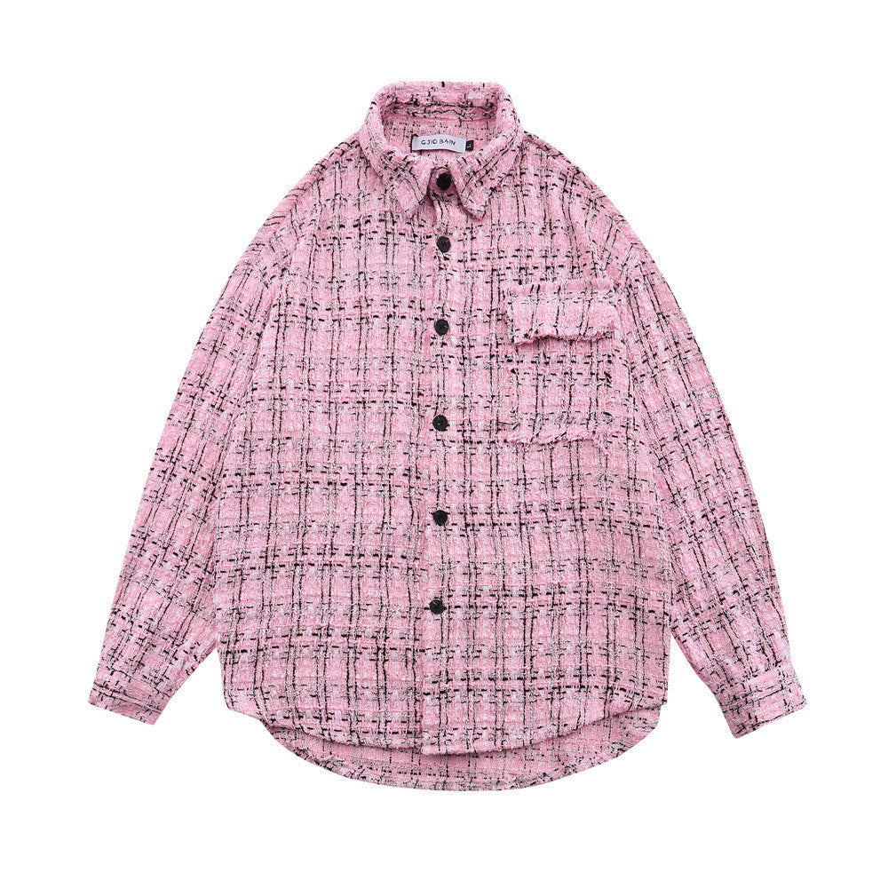 Men's Ins Street Loose Autumn Coat Shirt