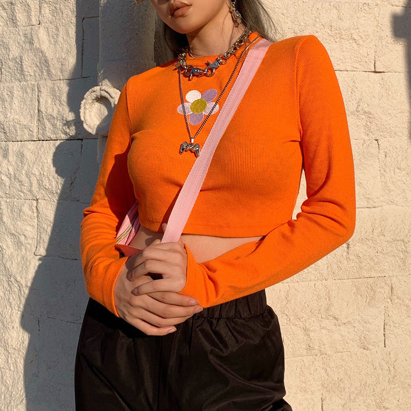 Knit bottoming shirt