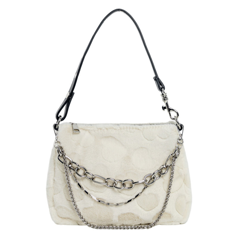 Alley Mouth Hot Girl Into The Soft Love Plush Bag Shoulder Messenger Bag