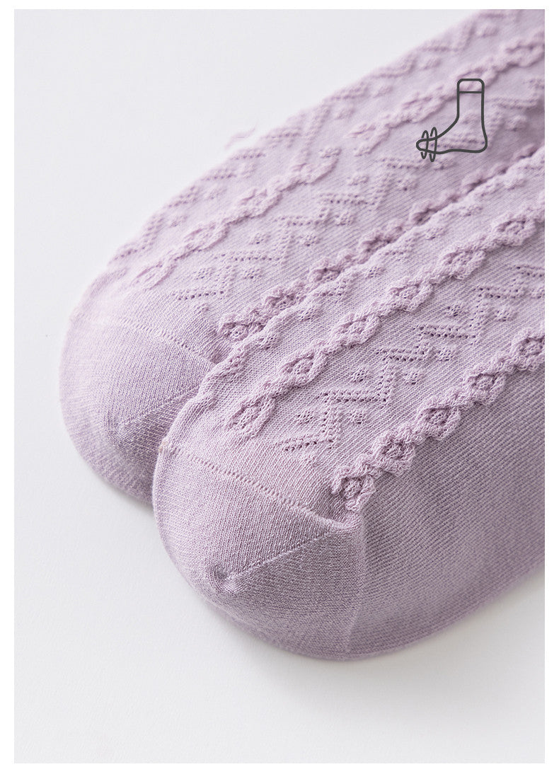 Trendy Spring And Summer Middle Tube Retro Rabbit Cotton Ladies Socks