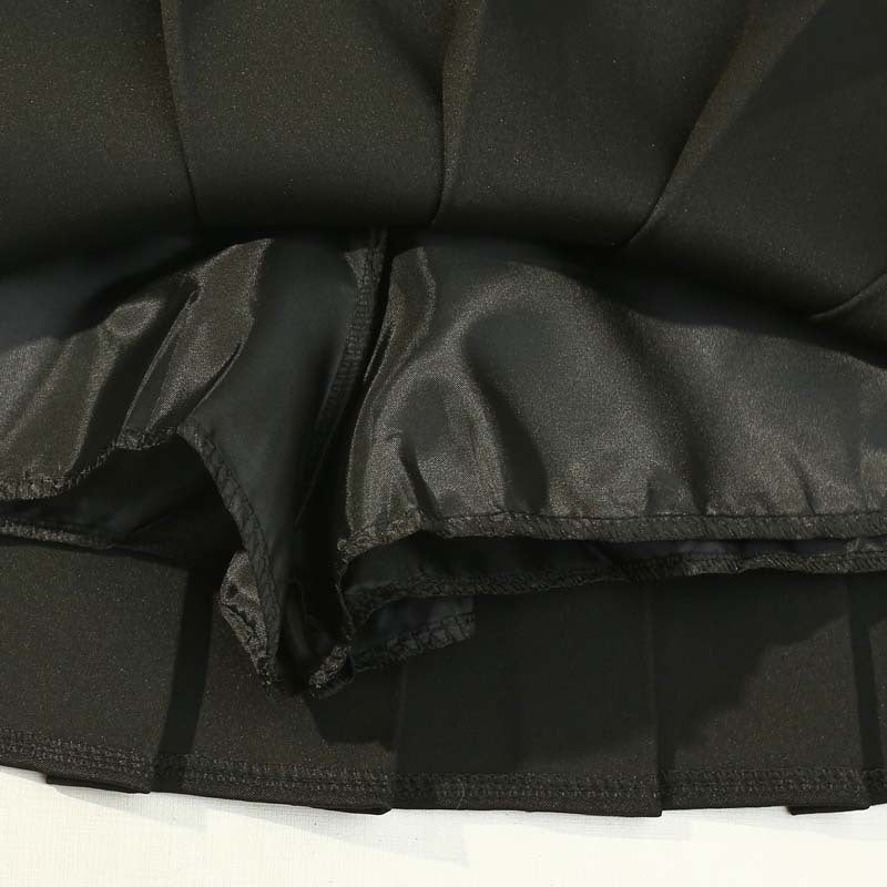 High Waist Irregular Pleated A-line Skirt