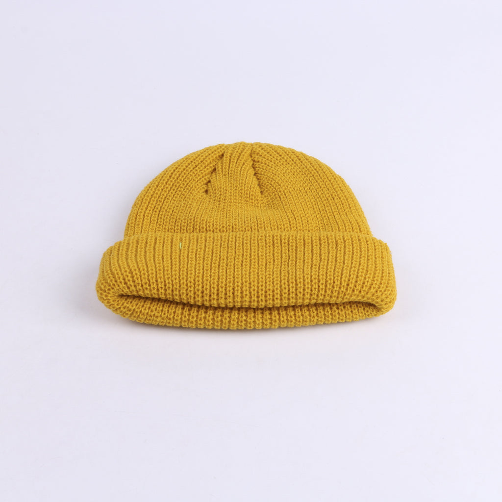 Wool Hat Street Fashion Landlord Hat Short Knitted Melon Skin Hat