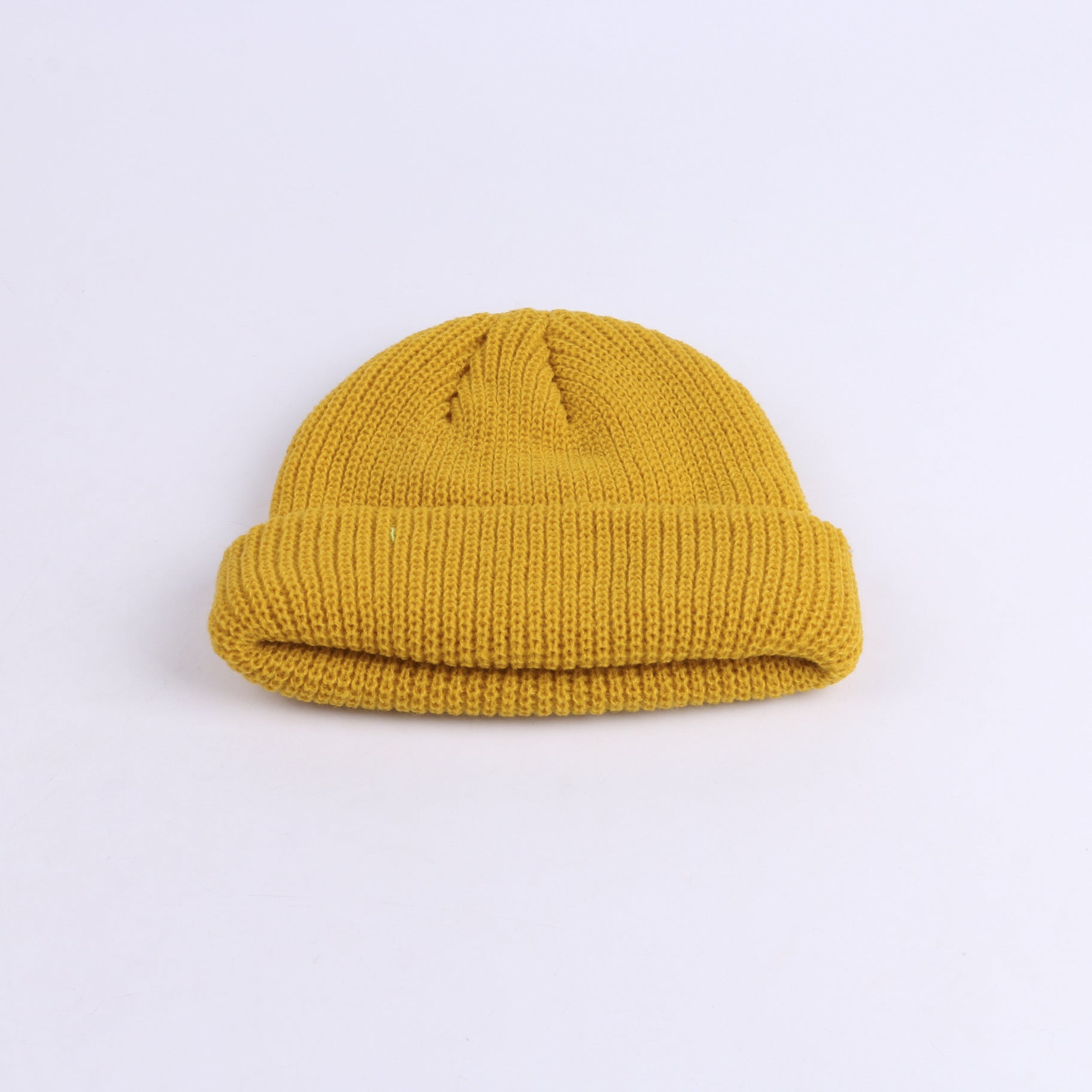 Wool Hat Street Fashion Landlord Hat Short Knitted Melon Skin Hat