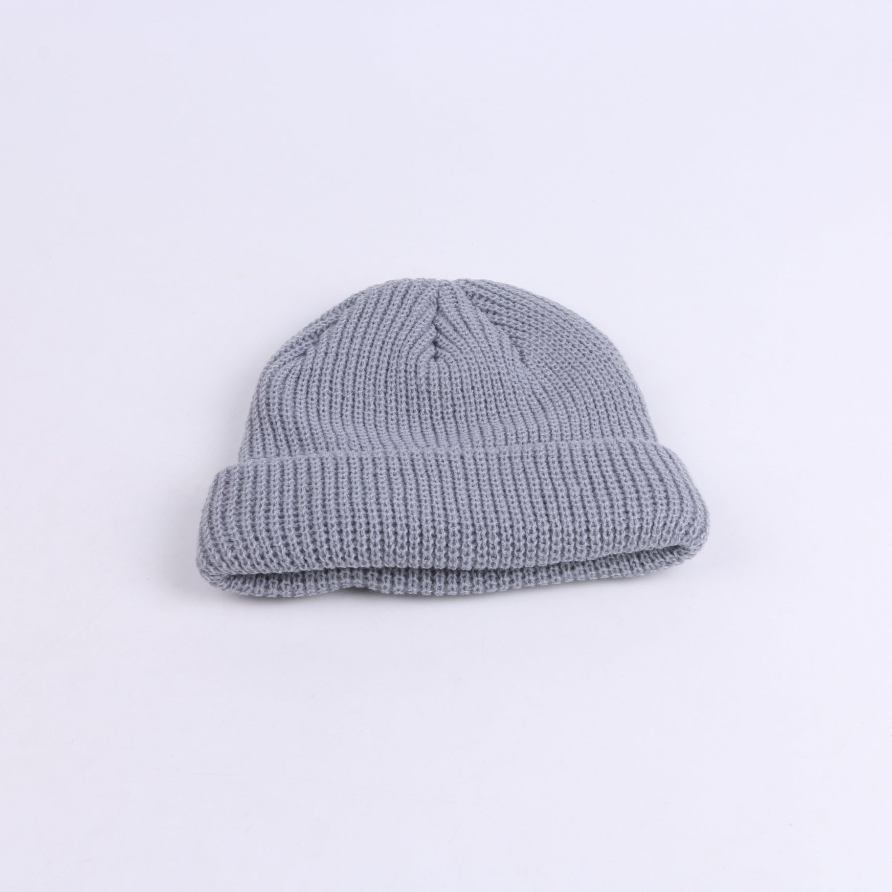 Wool Hat Street Fashion Landlord Hat Short Knitted Melon Skin Hat