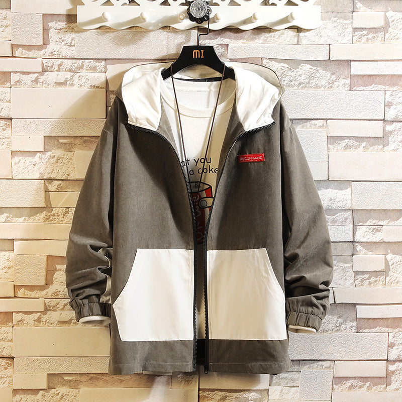 Men's Casual Color Matching Baseball Uniform