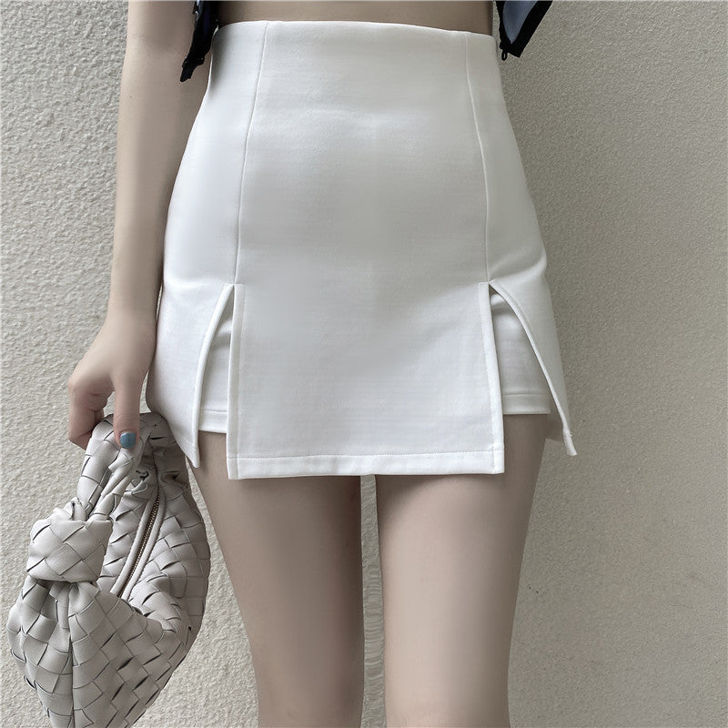 Sexy Skirt With Small Slits On Both Sides