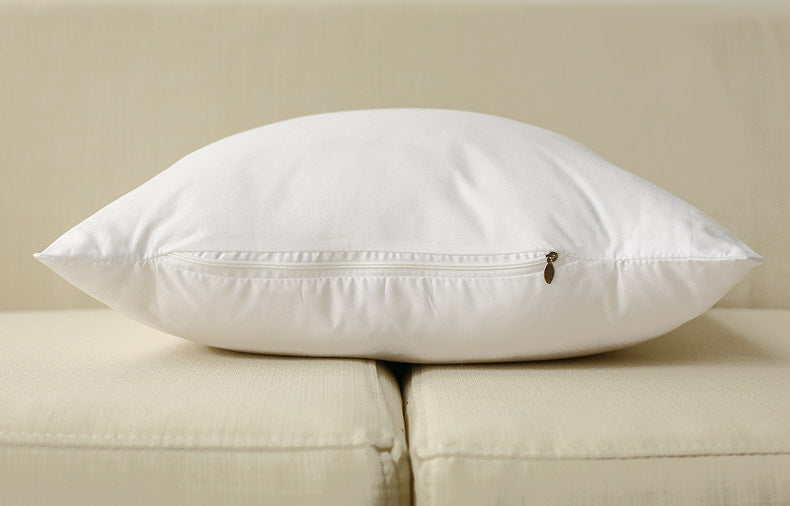 Brushed Cloth Pillow Core, Waist Cushion Core, Pure White, Vacuum Compression Pillow Customization