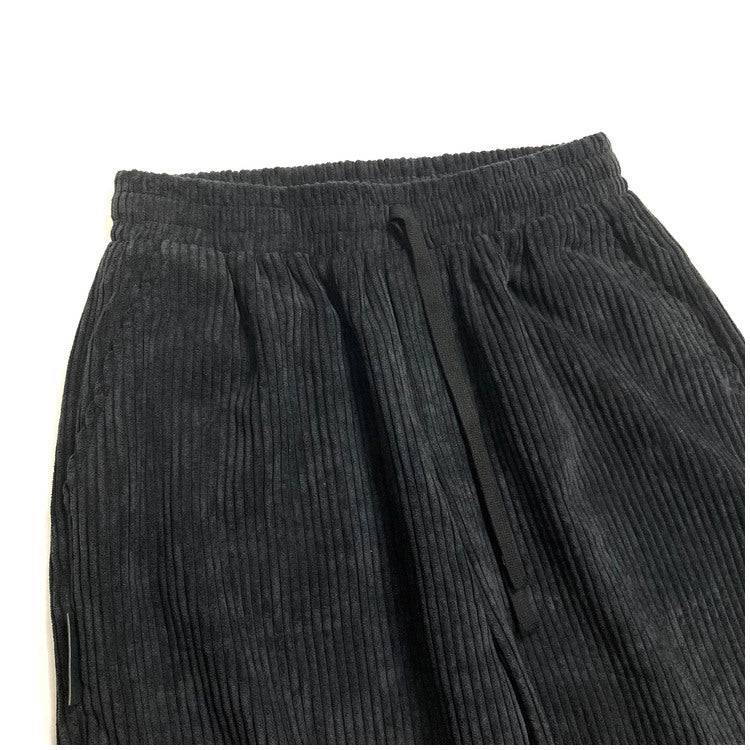 Washed Water To Make Old Corduroy Casual Pants For Men And Women Loose Straight Elastic Waist Spring Pants