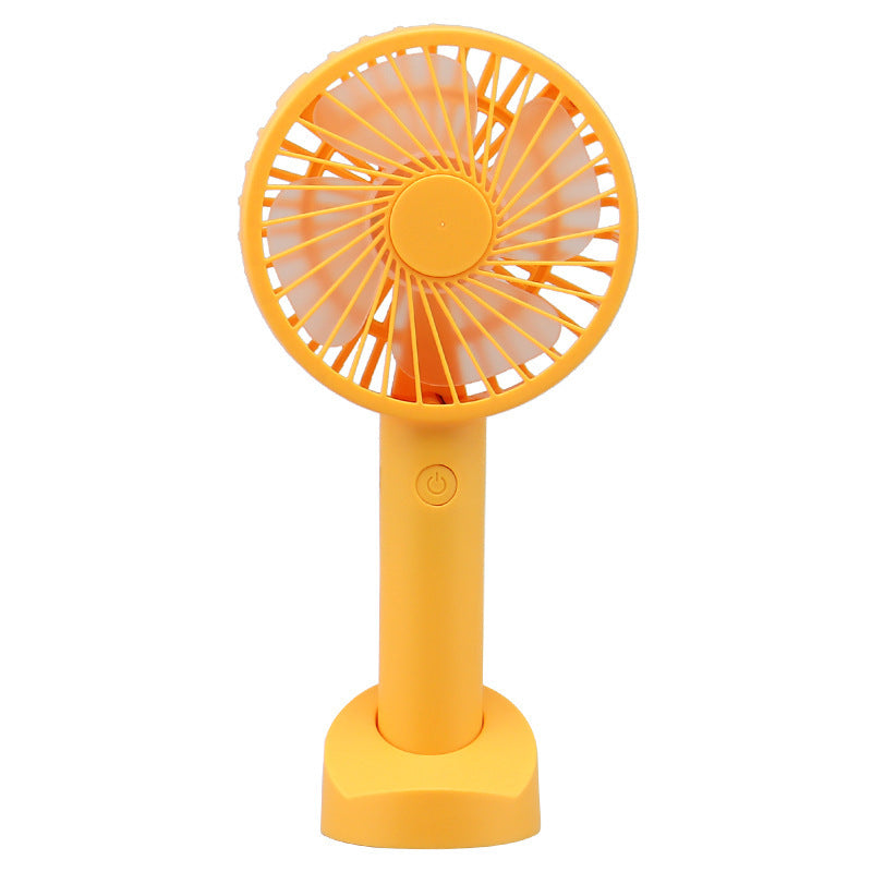 New Summer Portable Handheld Usb Charging Fan With Mobile Phone Holder Gift For Students And Children