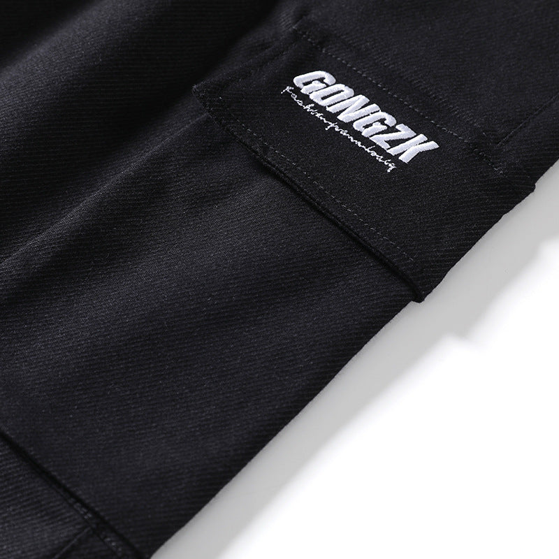 Trendy Brand Middle Pants Straight Casual Five-point Pants