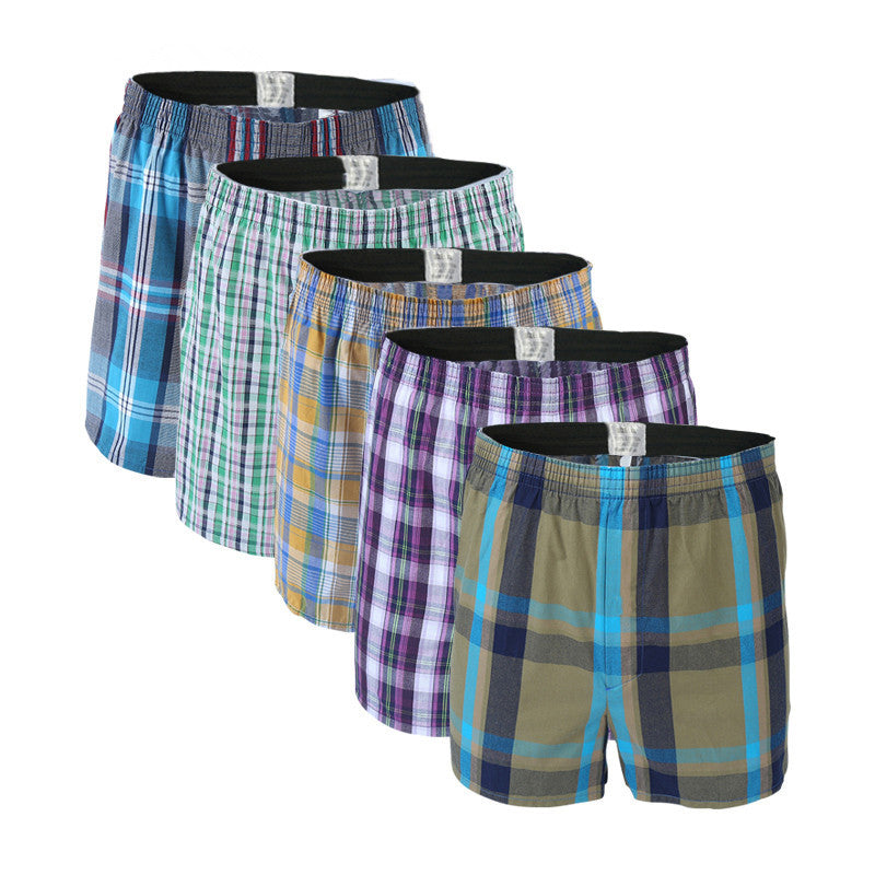 Men's Thin Summer Underwear Cotton Men's Plus Size