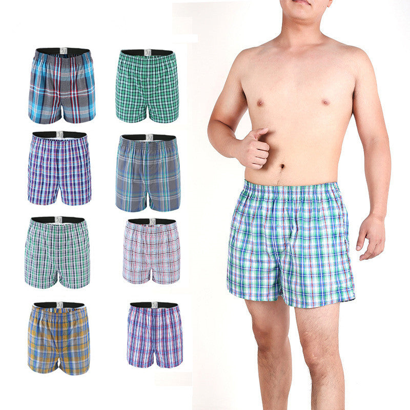 Men's Thin Summer Underwear Cotton Men's Plus Size