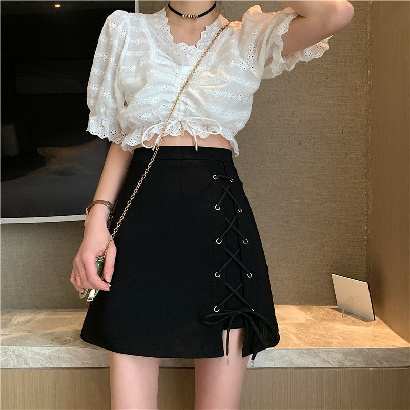 Black Skirt Female Spring And Summer High Waist