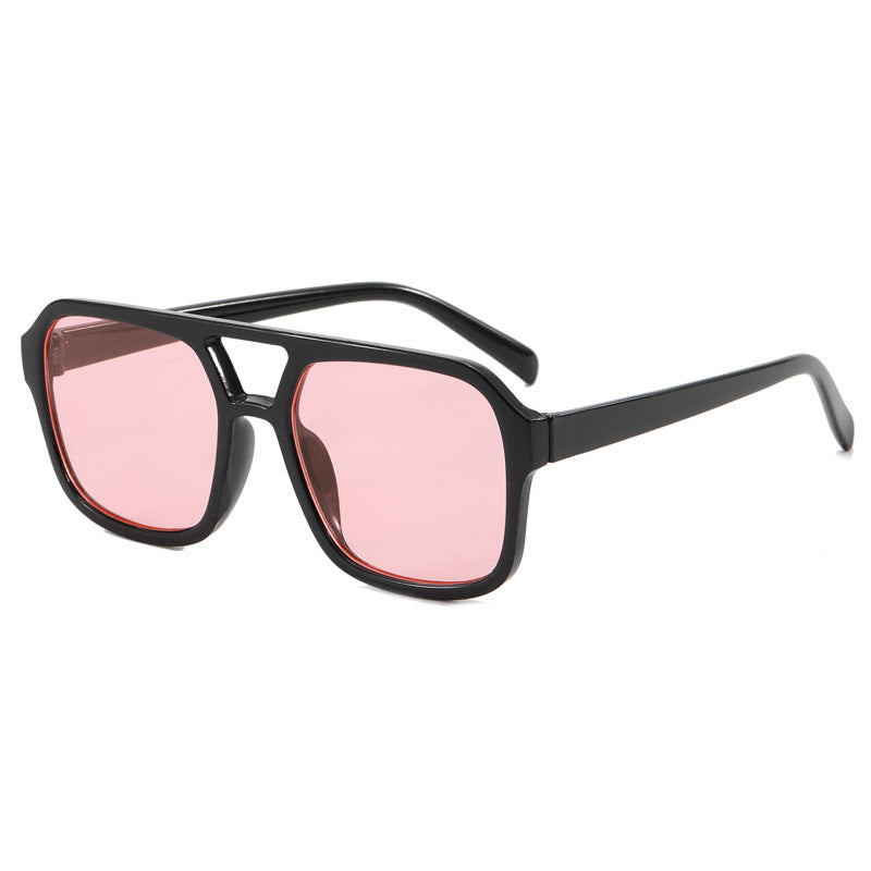 Personalized Retro UV-proof Double Beam Sunglasses