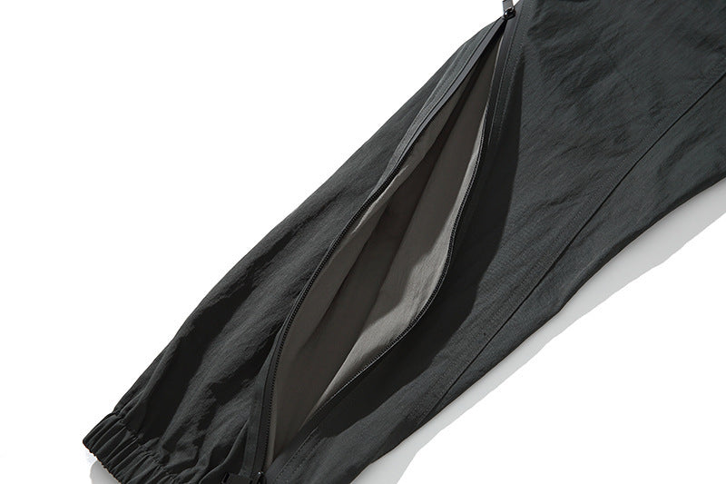 Hipster Loose Zip Irregular Casual Pants Men