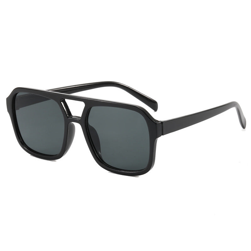Personalized Retro UV-proof Double Beam Sunglasses