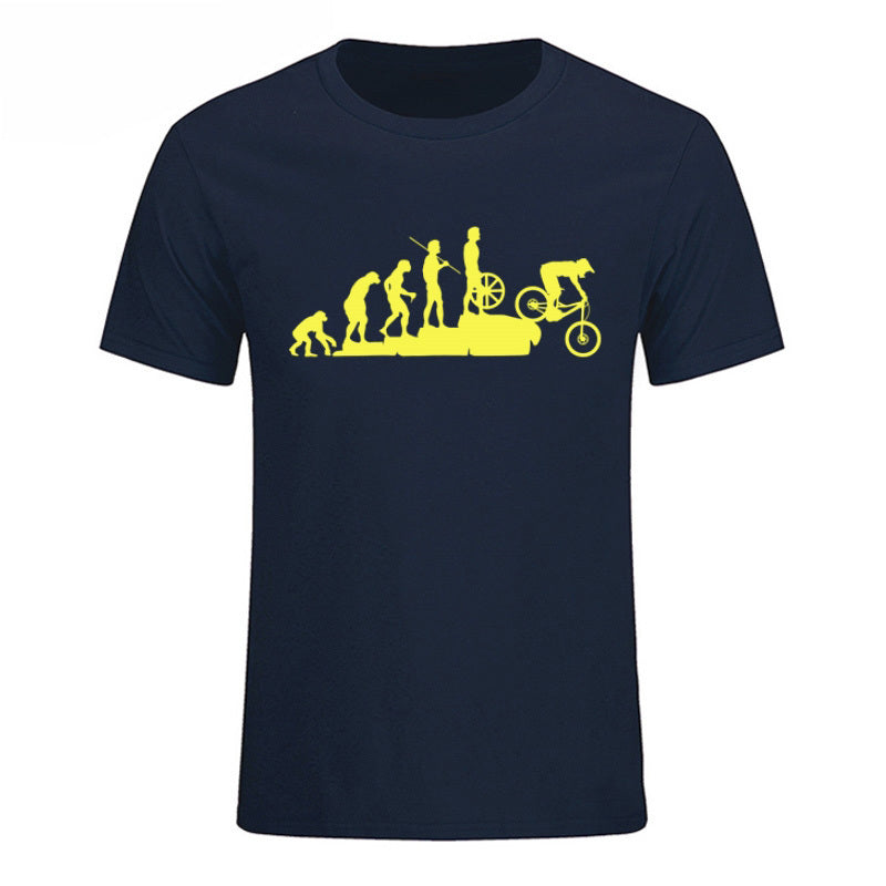 Round neck short sleeve T-shirt