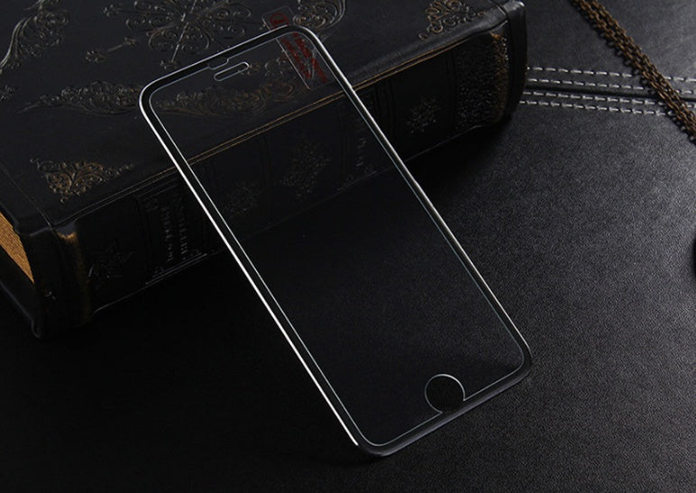 Compatible With Apple, For  Titanium Alloy Tempered Film Black 3d Full Screen Cover Film