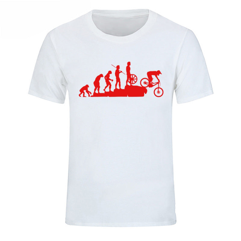 Round neck short sleeve T-shirt