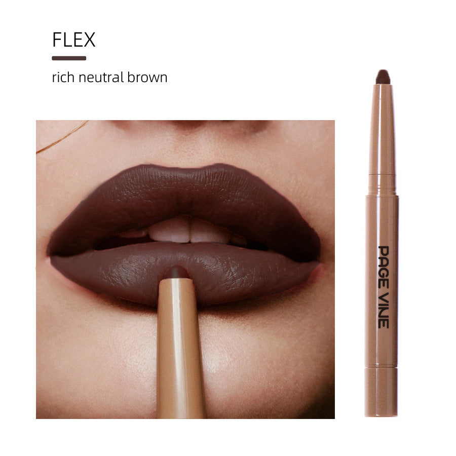 Matte Double-headed Silky Polypeptide Lip Liner