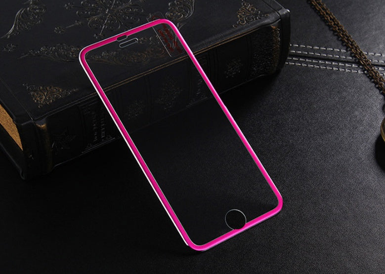 Compatible With Apple, For  Titanium Alloy Tempered Film Black 3d Full Screen Cover Film