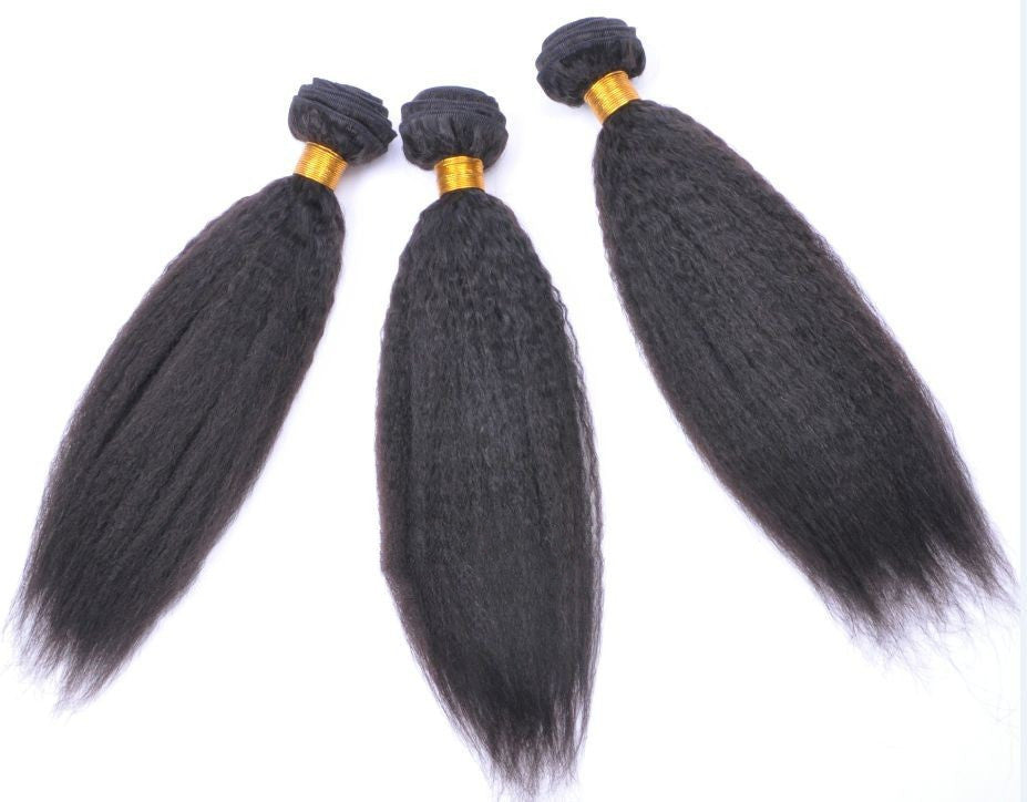 kinky straight real hair