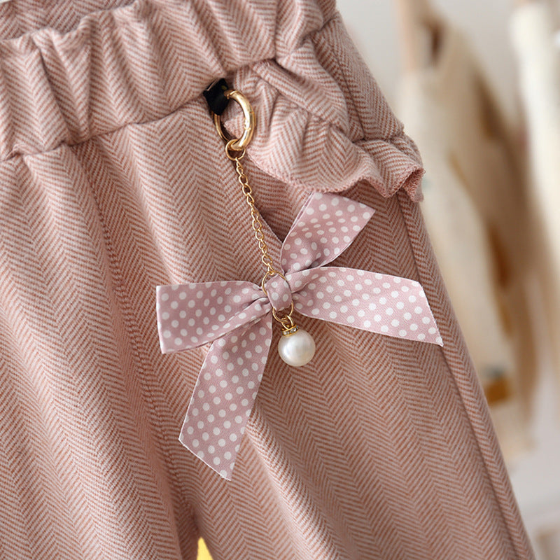 Baby Trousers Korean Style Trendy Pants Autumn