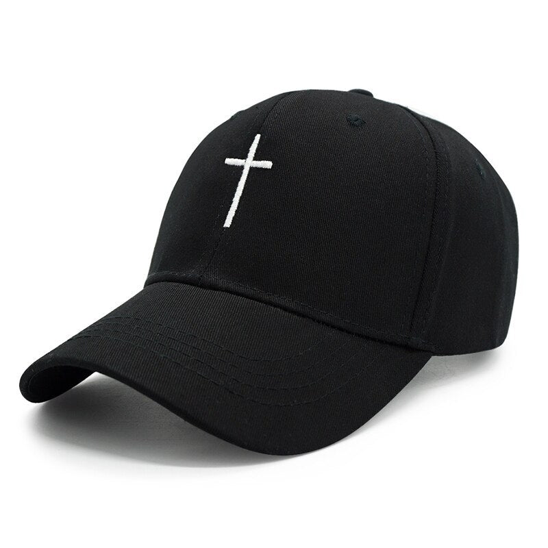 Embroidered Cross Baseballcap
