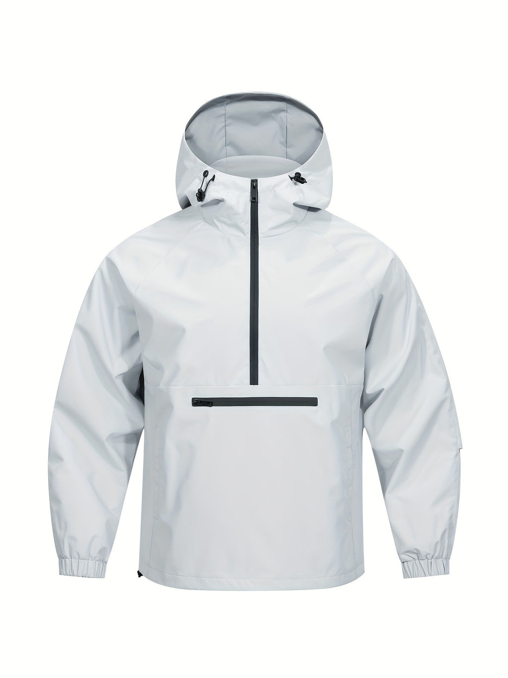 Men's Korean-style Loose Half-zip Hooded Sweater Jacket