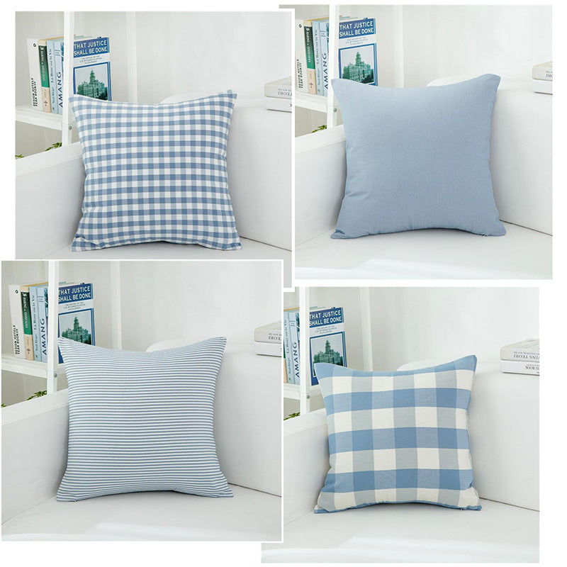 New Nordic Plaid Pillowcase Without Core
