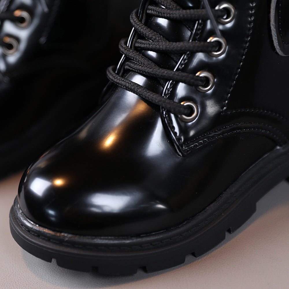 Autumn British Style Childrens Martin Boots