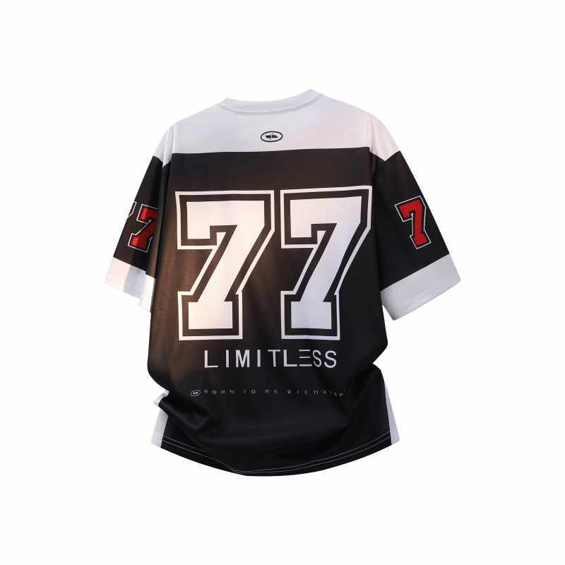 Men's Quick-drying Loose Sports Color Matching Short-sleeved T-shirt
