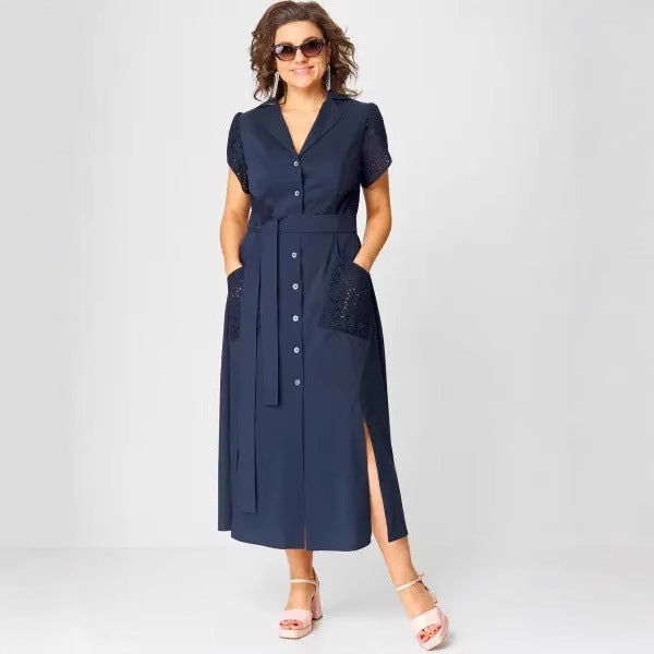 Fashion Loose V-neck Women's Printed Wear