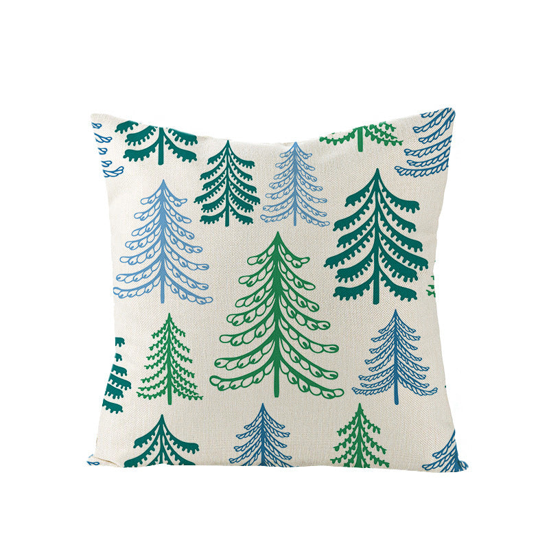 Cartoon Digital Printing Christmas Pillowcase