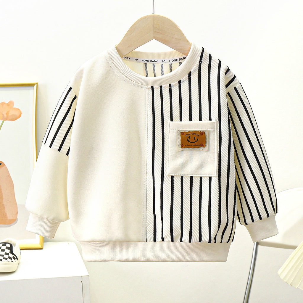 Round Neck Long-sleeved Sweater For Boys And Girls