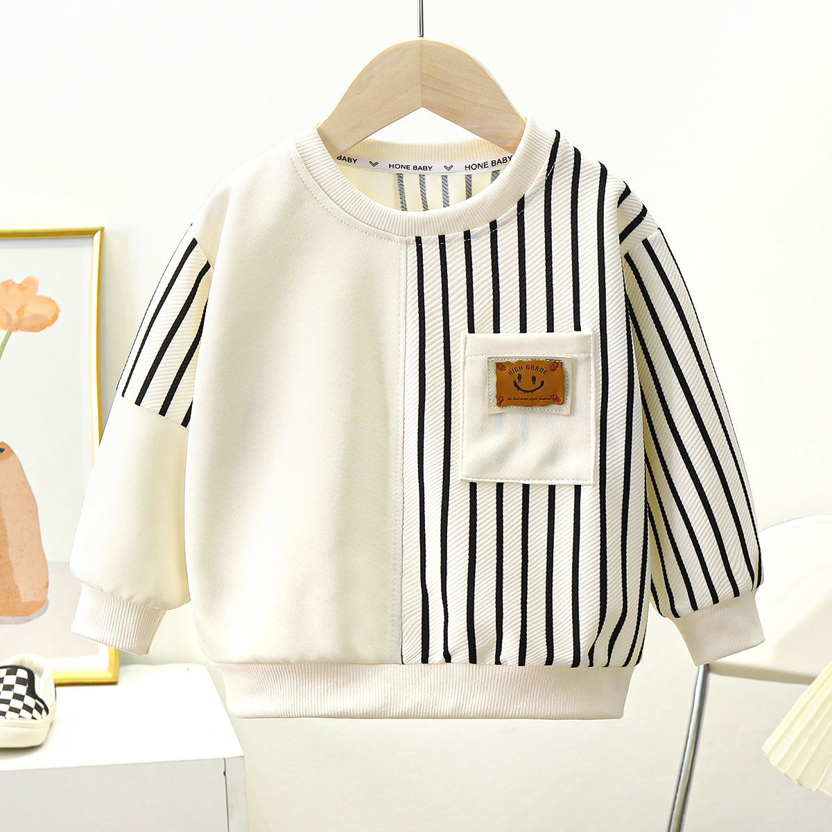 Round Neck Long-sleeved Sweater For Boys And Girls
