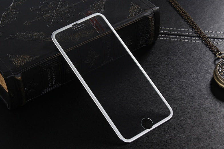 Compatible With Apple, For  Titanium Alloy Tempered Film Black 3d Full Screen Cover Film