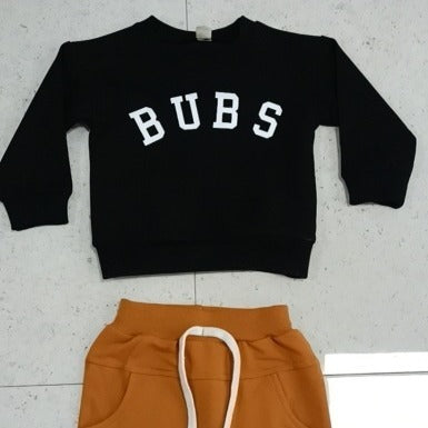 Boys' Casual BUBS Letter Print Top Trousers