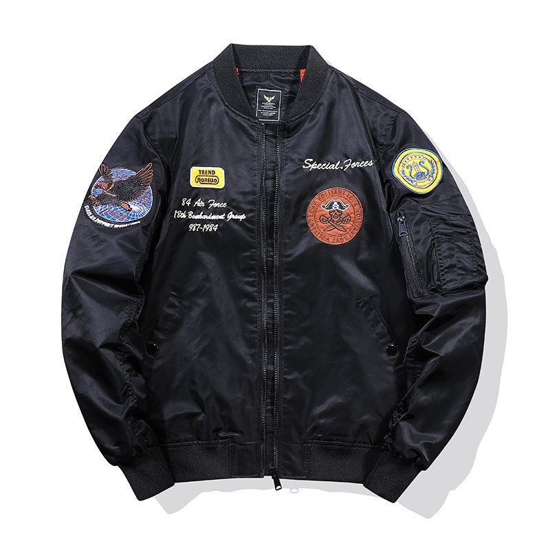 Loose And Versatile Thin Embroidery Baseball Uniform