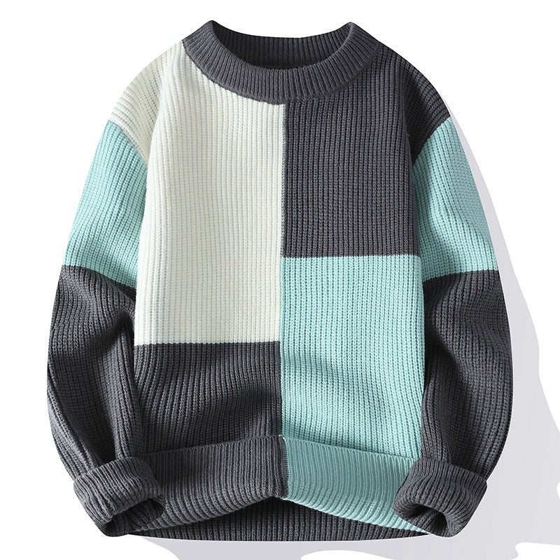 Men's Casual Autumn And Winter New Round Neck Sweater