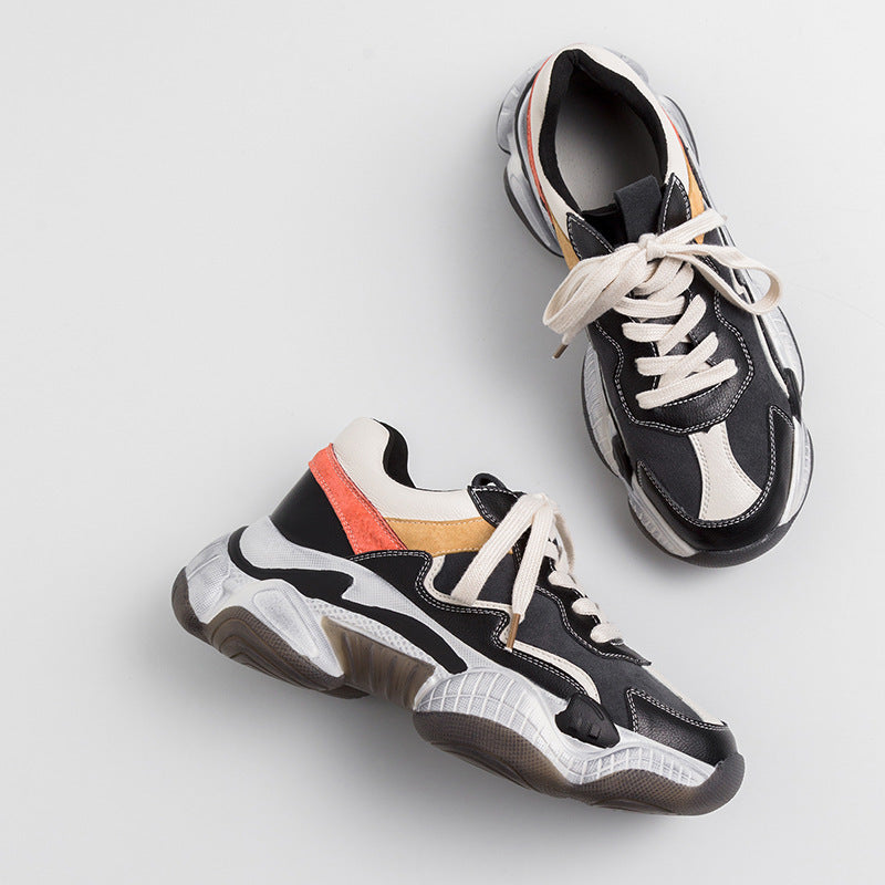 Casual Handsome Sneakers With Cross Straps