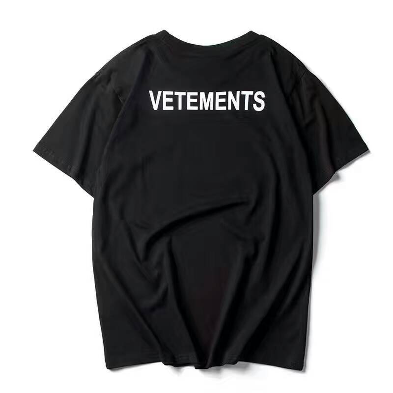 Letter printed ins loose short sleeve T-shirt