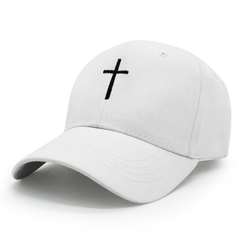 Embroidered Cross Baseballcap