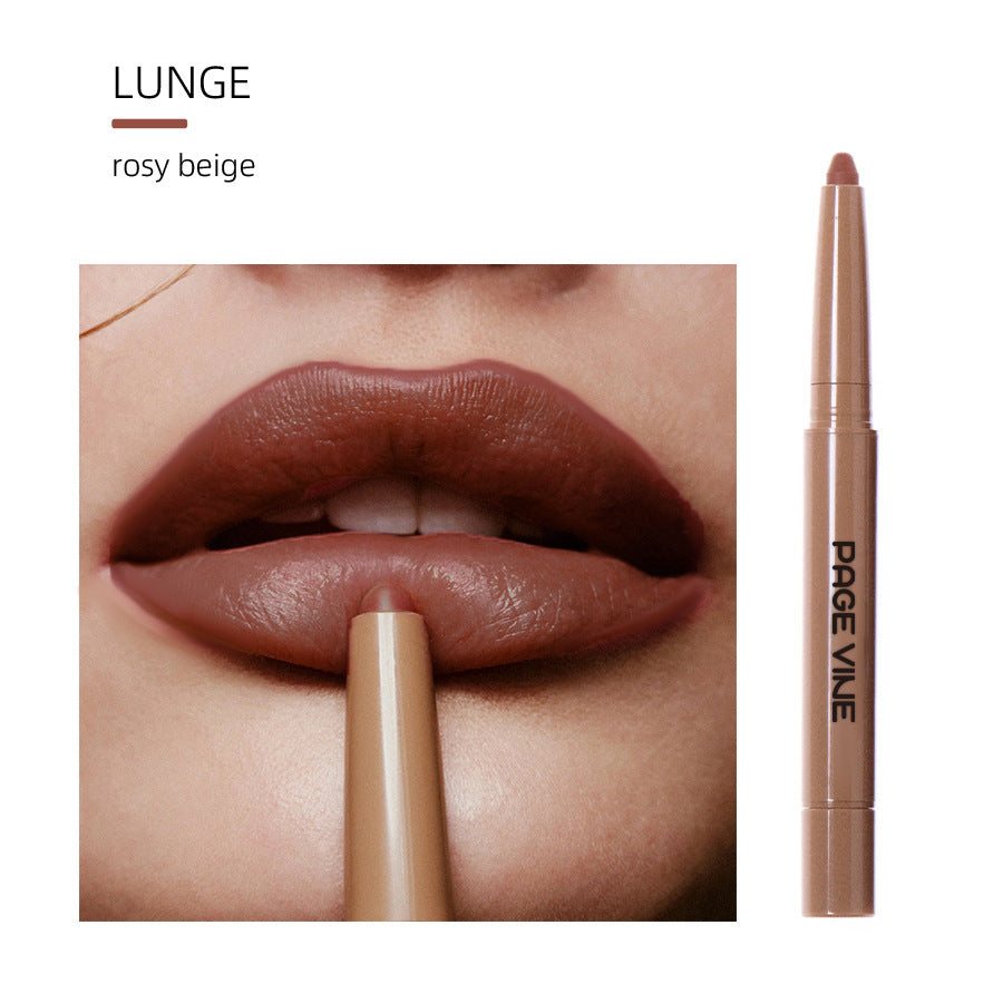 Matte Double-headed Silky Polypeptide Lip Liner
